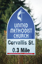 Church Sign on SR12